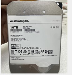 西数 16T硬盘 16TB HC550机械硬盘 国行 NAS储存WUH721816ALE6L4