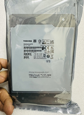 东芝16T硬盘全新16T机械硬盘MG08ACA16TE企业级监控硬盘SATA 16TB