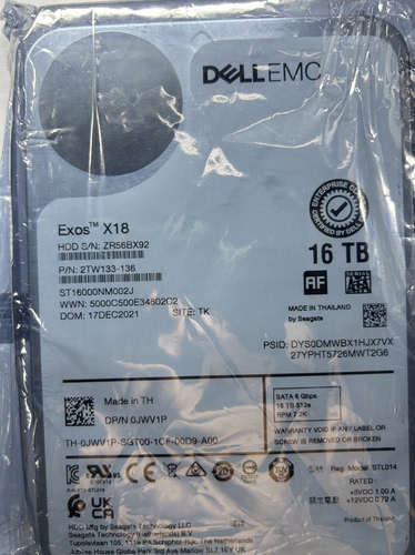 戴尔16T硬盘0JWV1P企业SATA