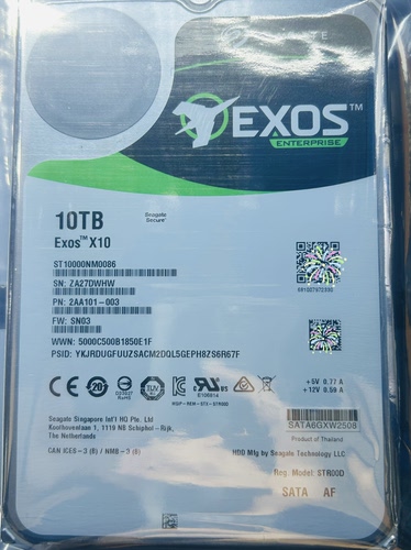 希捷10T硬盘银河ST10000NM0086