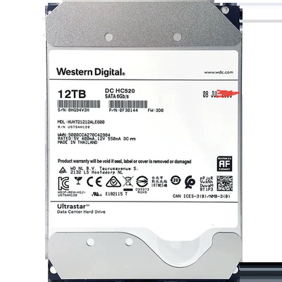 12T机械硬盘西数氦气盘