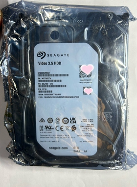 希捷 6T监控硬盘ST6000VM002机械硬盘NAS大华录像机盘ST6000VM000