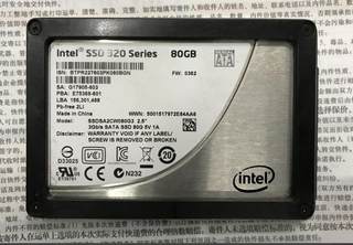 拆机正品Intel/英特尔 320 80G SSD固态硬盘2.5寸 SSDSA2CW080G3