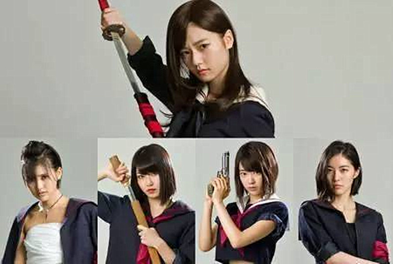 热销0件买三送一真假学园第四季cosplay服装水手服