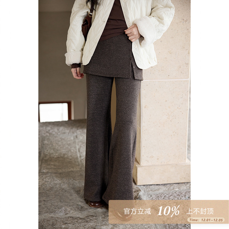 设计感小众小个子裤子