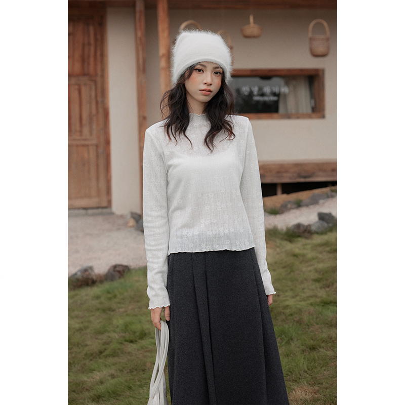 夕蒙【12/18 10:00上新 一件88折 两件叠加78折】半高领打底衫