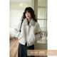 小个子巨好看绝美灰色翻领外套 韩系气质上衣短款 夕蒙2025新款 冬季