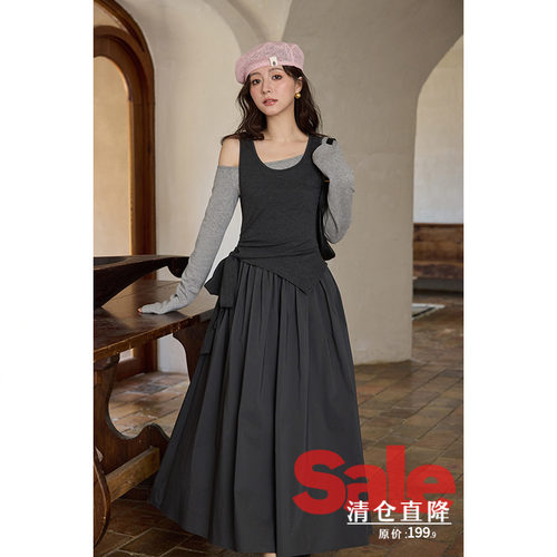 设计感小众小个子连衣裙