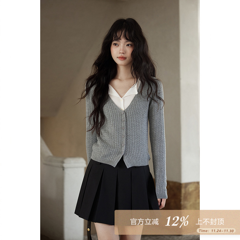 设计感小众小个子毛织