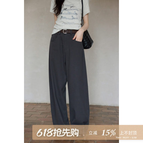 设计感小众小个子裤子