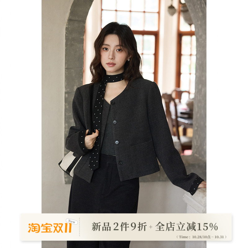 设计感小众小个子外套