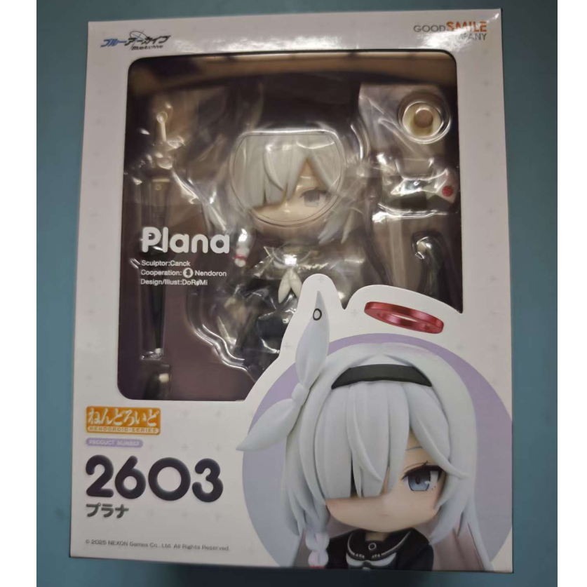 樱色漫社GSC  粘土人 2603 碧蓝 蔚蓝档案 普拉娜 Q版手办现货