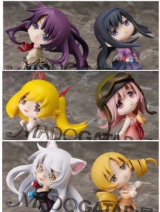 樱色漫社 ANIPLEX MADOGATARI展 魔法少女小圆×物语 系列小粘土