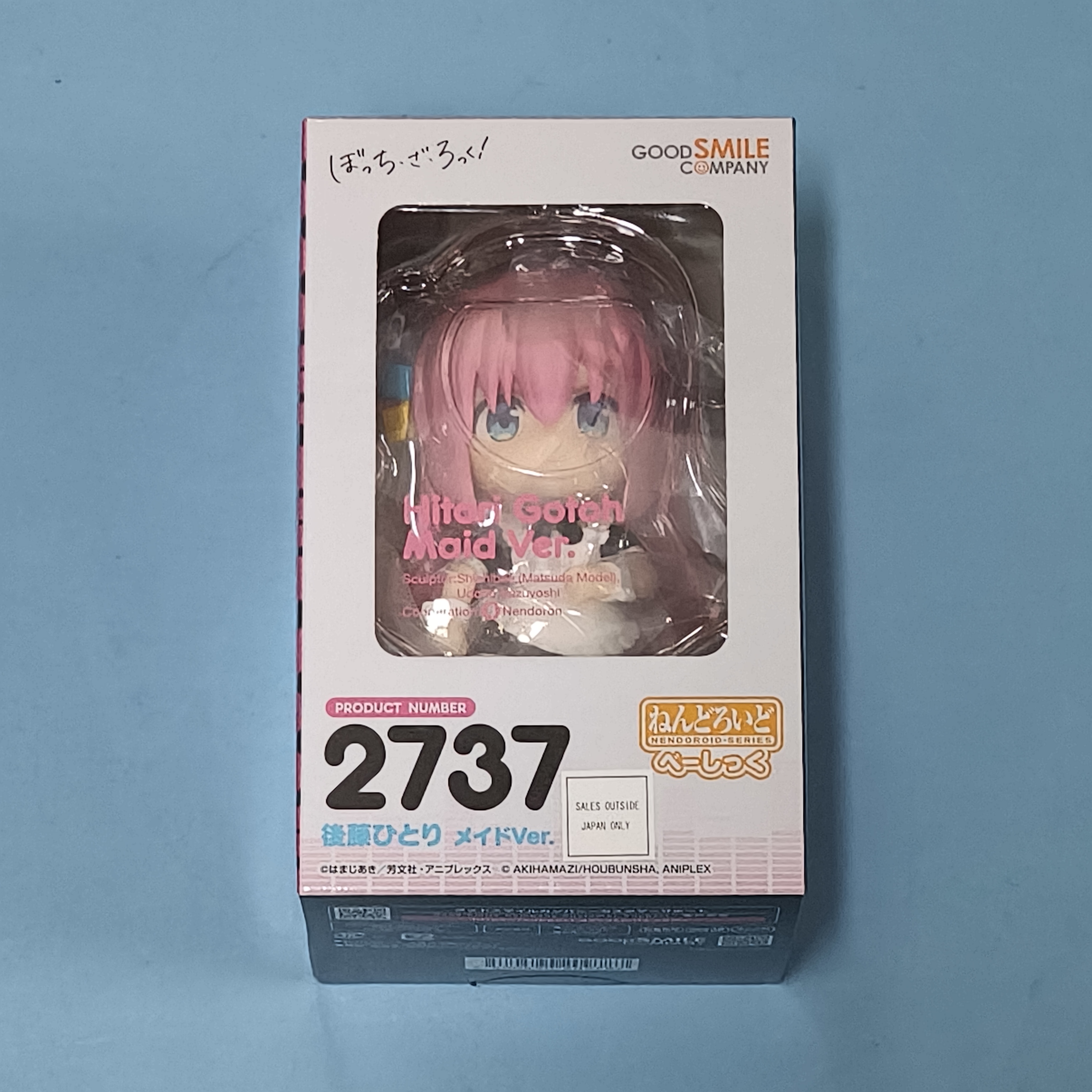 樱色漫社GSC 粘土人 2737 孤独摇滚 后藤一里 女仆Basic Q版现货