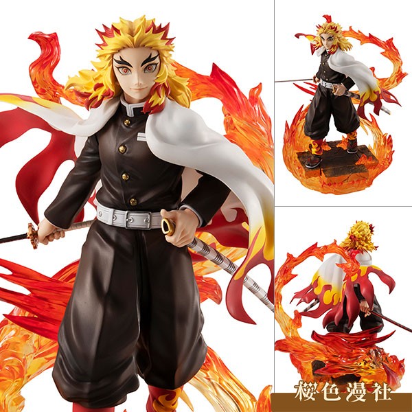 樱色漫社 MegaHouse G.E.M.鬼灭之刃炼狱杏寿郎炎柱手办现货_虎窝淘