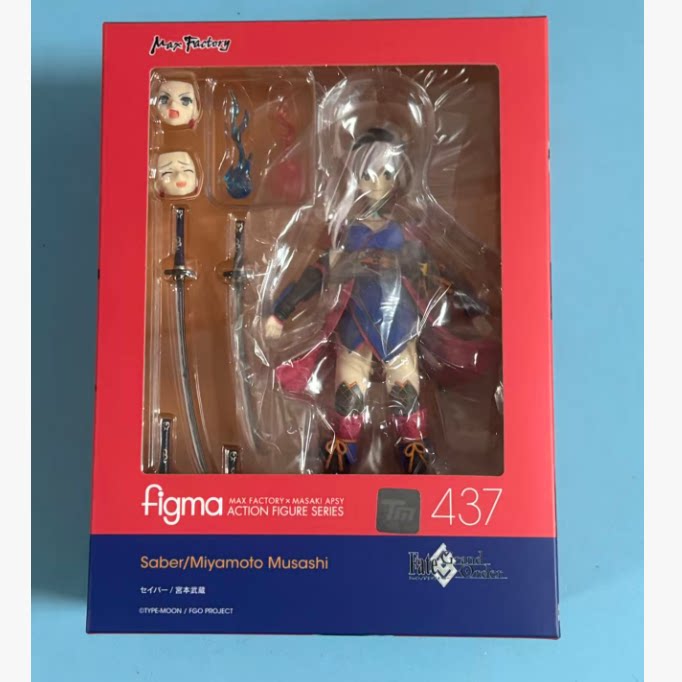 樱色漫社 MF figma 437 FGO Saber 宫本武藏 再版 可动手办现货图片