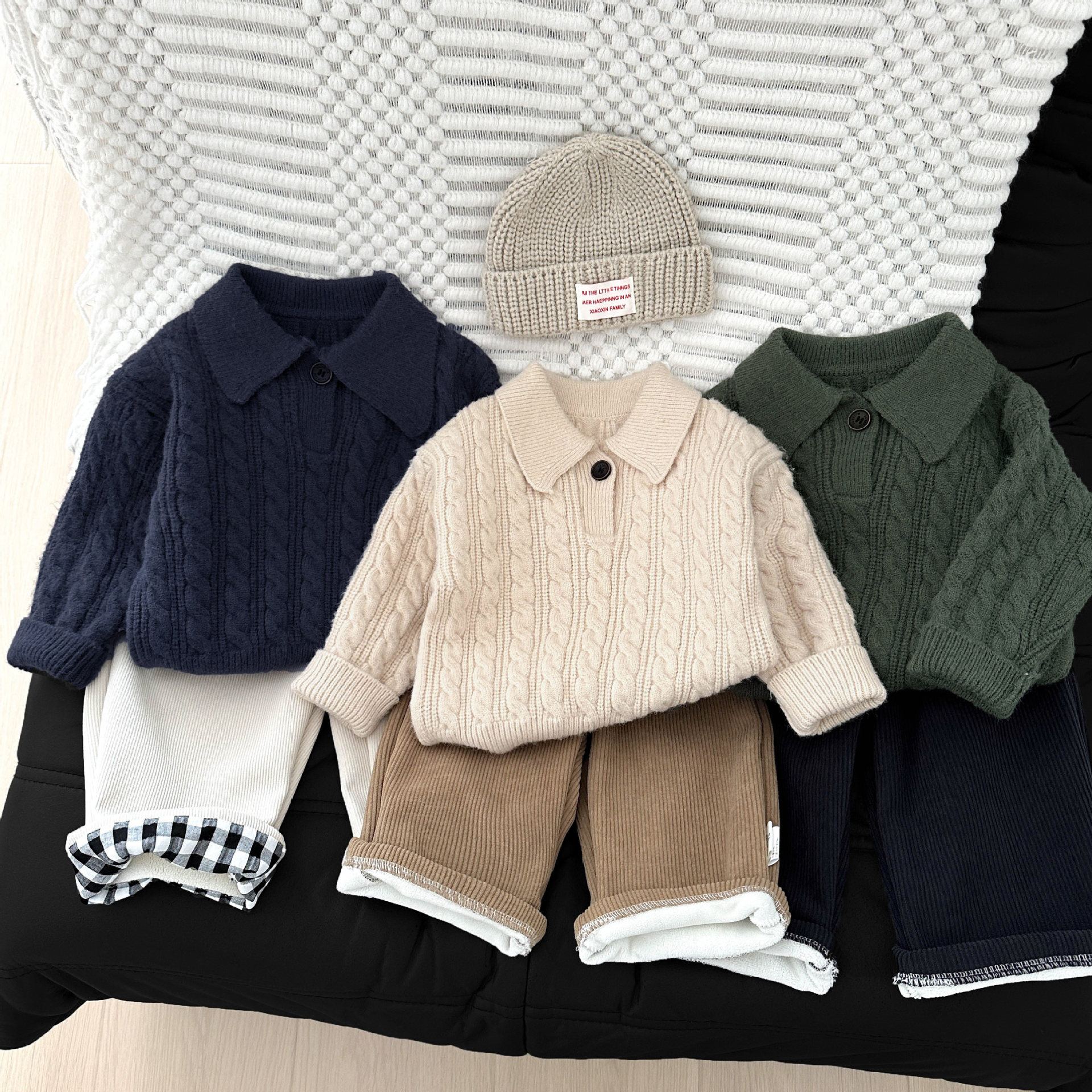 韩国童装宝宝毛衣秋冬季潮范