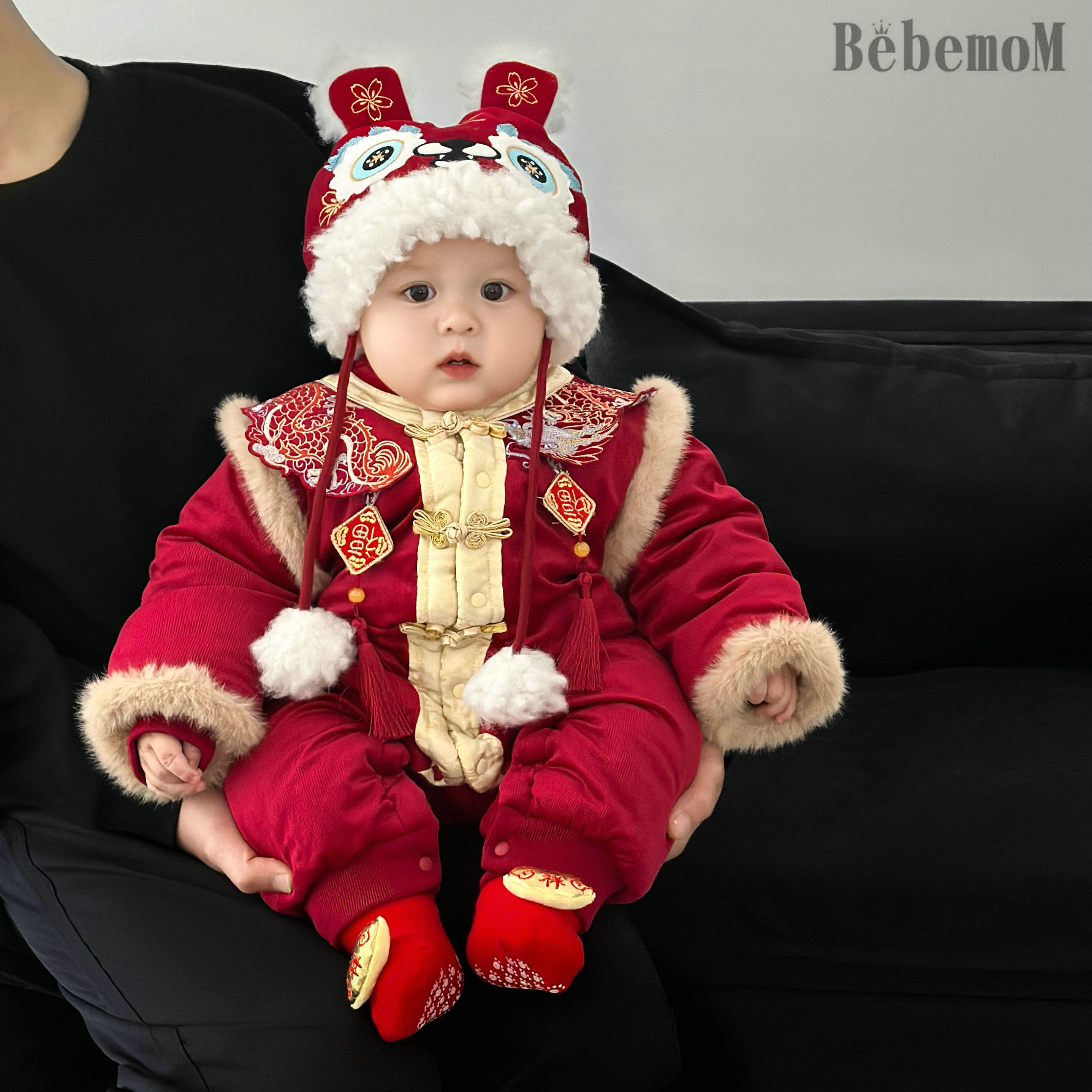 婴儿衣服冬装新生儿男宝宝连体衣加绒夹棉棉服外出哈衣拜年服冬季,童装/婴儿装/亲子装,连身衣/爬服/哈衣,淘宝优惠券,粉丝福利购,淘宝优惠卷