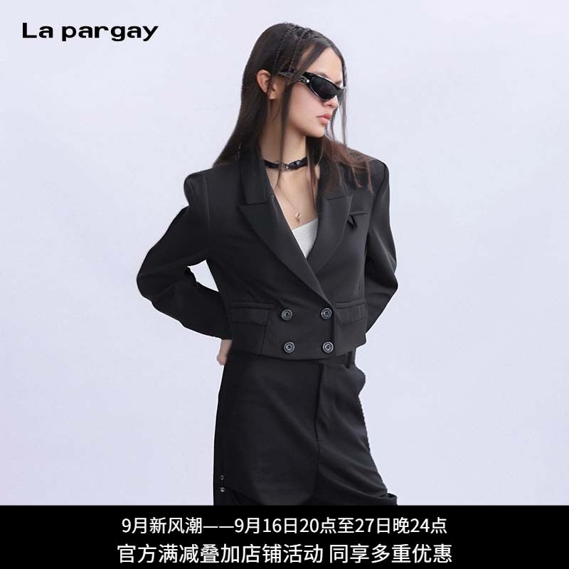 Lapargay2025夏上新短款西装