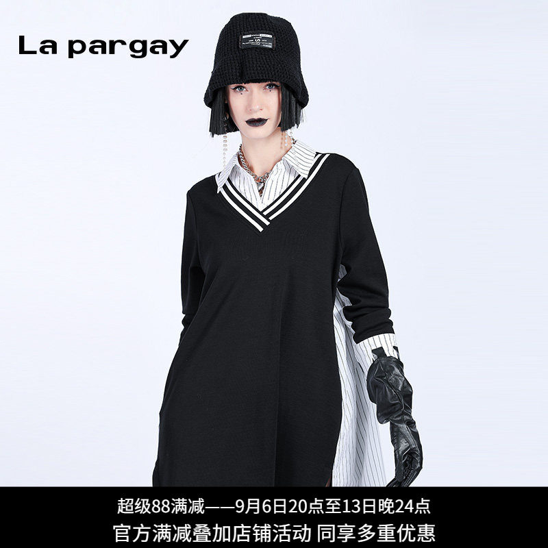 lapargay街头A字裙领券满减