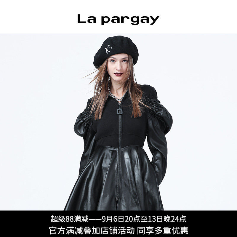 黑色收腰裙子连衣裙休闲