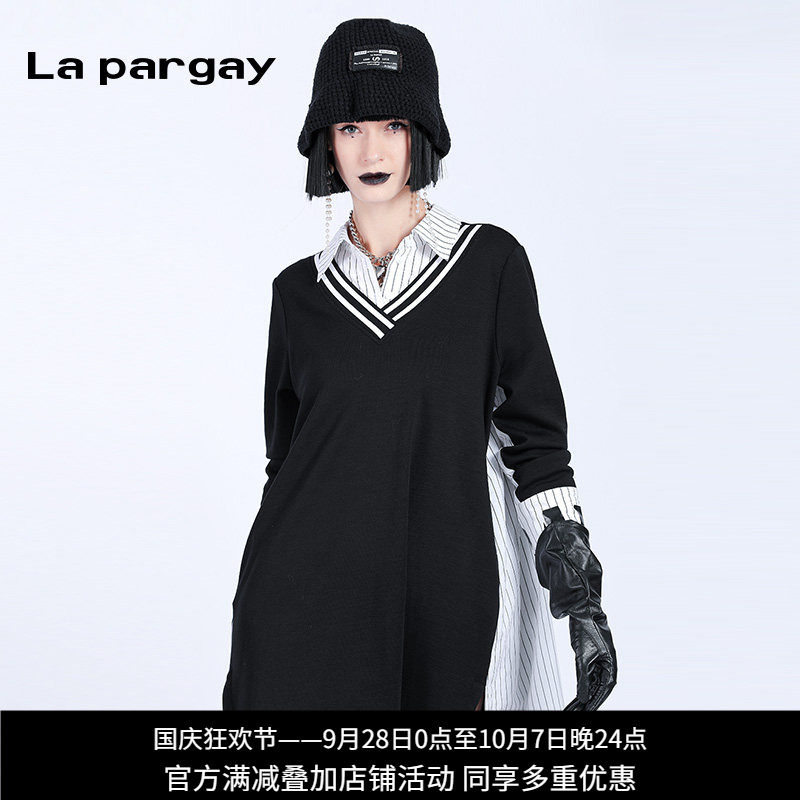 lapargay街头A字裙领券满减