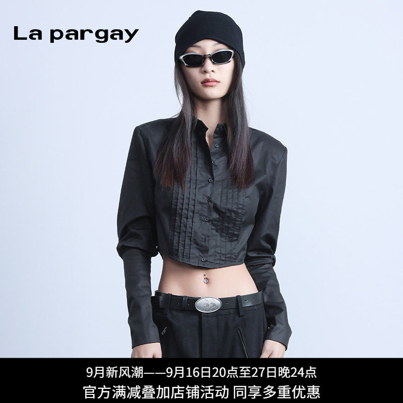 Lapargay2025夏上新长袖衬衫