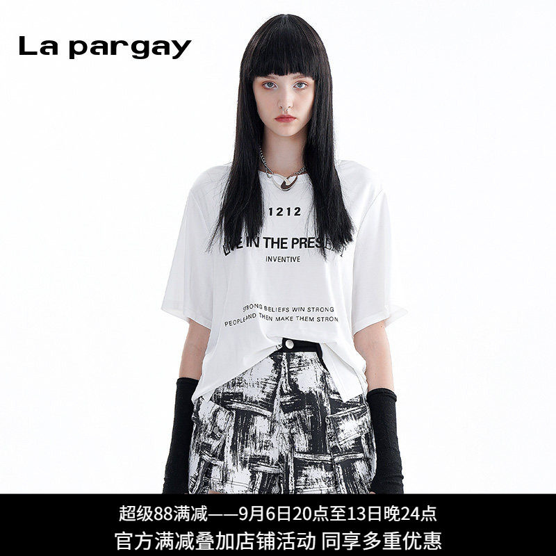 纳帕佳嘻哈宽松短袖T恤女百搭