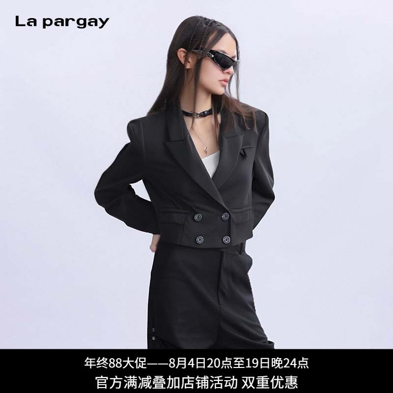 Lapargay2025夏上新短款西装