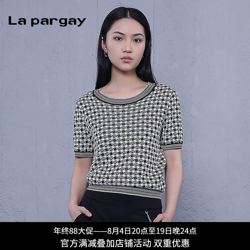 lapargay圆领套头针织衫