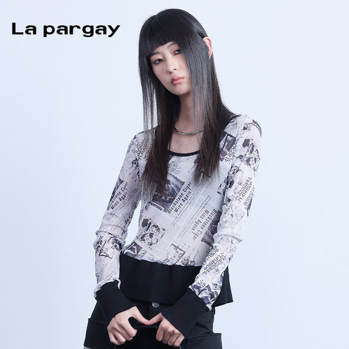 Lapargay2025夏上新印花T恤