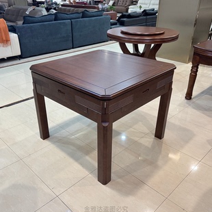 全实木餐桌方桌可变圆桌家用小户型餐桌椅组合可伸缩圆桌折叠饭桌