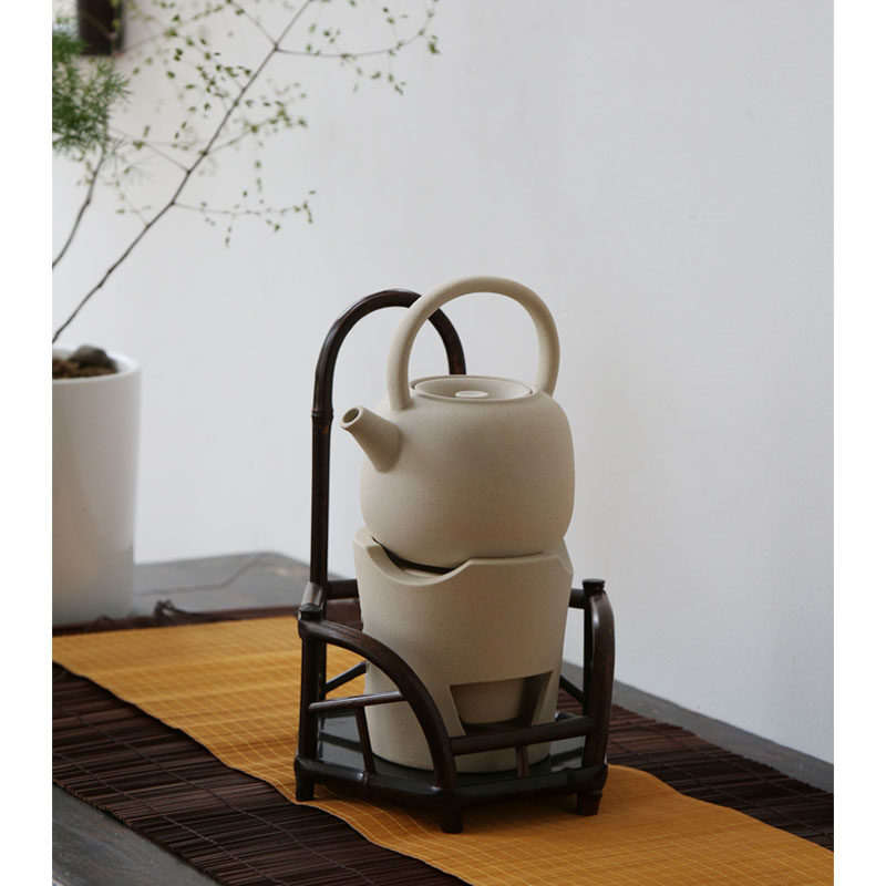 茶炉架 炭炉架紫竹凉炉架 煮茶茶具架