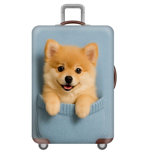 牛仔系列23狗狗弹力箱套拉杆箱旅行旅游登机行李皮箱保护罩防尘袋