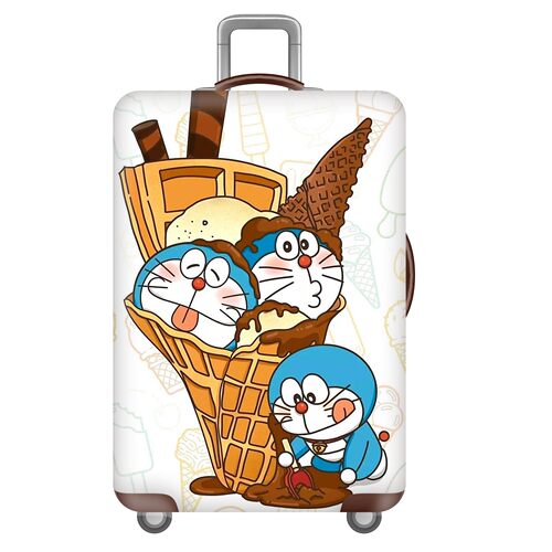 KTX18叮当猫弹力箱套拉杆箱旅行旅游登机行李皮箱保护罩防尘袋