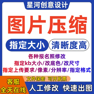 无损批量压缩图片大小jpg调整大小照片png处理修改证件照gif动图