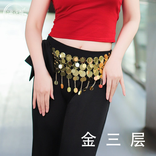 迷迭舞肚皮舞闪亮多层压力