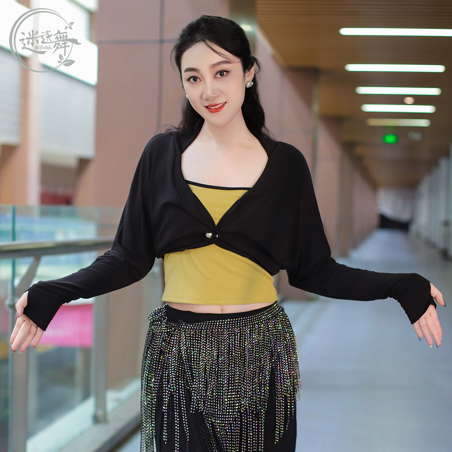 迷迭舞肚皮舞坎肩外披肩新款