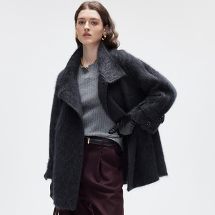 PALUOPO/帕罗绵羊毛女大衣ET250212D