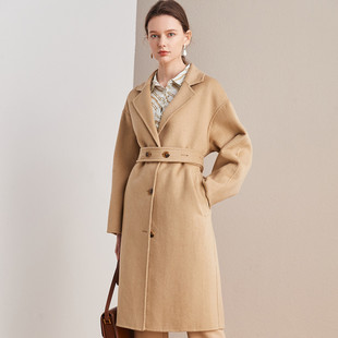 PALUOPO/帕罗绵羊毛时尚女大衣ET22123D-A