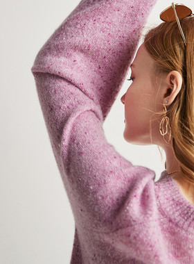 PALUOPO/帕罗山羊绒秋冬温柔绵软质地宽松羊绒衫女ET20058R-C