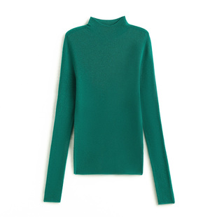 PALUOPO/帕罗绵羊毛半高领女衫ET23288Y