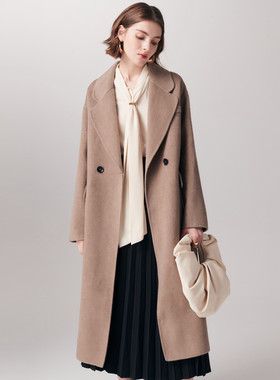 PALUOPO/帕罗山羊绒时尚女大衣ET23066D