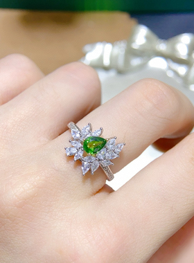 沙弗来指名贵稀有小莎名不虚传的闪亮～宽壁精工银手饰戒指