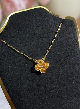 新款S925银镀小众设计感项链