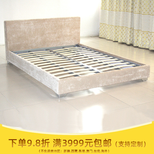 现代风格 1.5特价 2000简约布艺床 1800 带箱软床可拆洗 双人床订制