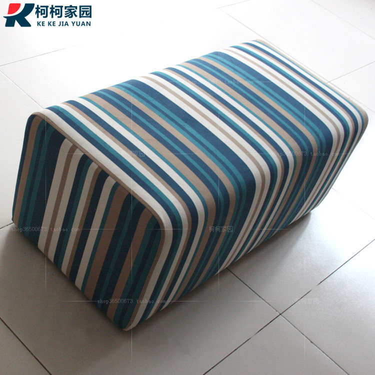 blue Fabric art Bench Customize fashion Fabric sofa stool couture Zuodeng train School Rest area Benchin the Residential furniture , Sofa , Chairs &amp; Stools/Foot  category - from Buy2taobao.com to provide professional Taobao agent buy service
