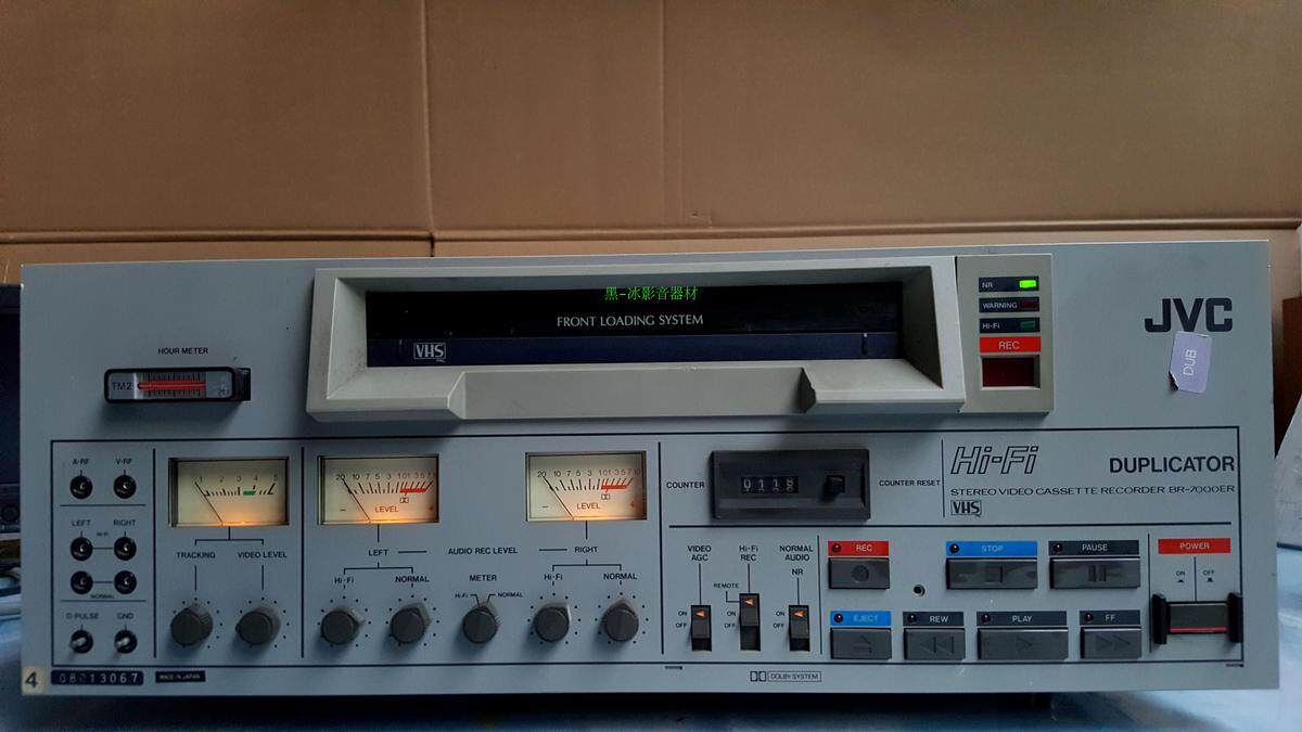 jvc录像机br-7000er 杰伟世立体声hifi 录像机