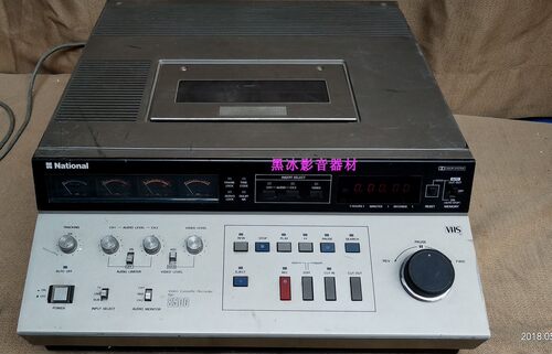 National松下VHS立体声录像机NV-8500EN老录影机做工扎实紧凑