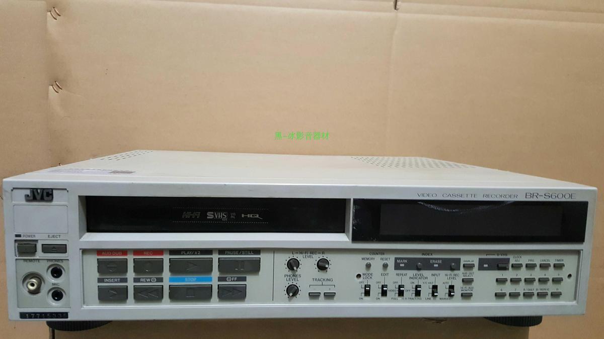 JVC杰伟世老录像机VHS盒式录像机BR-S600E 影音电器 录像机 原图主图